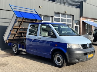 Volkswagen Transporter 1.9 TDI 340 DC Euro 3 Pick up Kipper Dubbele cabine Open laadbak Trekhaak 2200kg Trekgewicht Telefoonverbinding Kieper