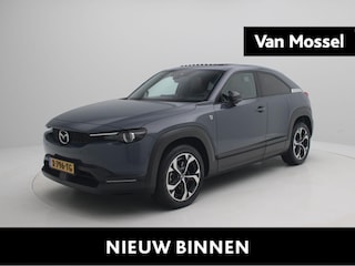 Mazda MX-30 e-SkyActiv R-EV 170 Makoto | Navi | Premium Pack | Sunroof Pack | AppleCarplay/Android Auto | Cruise control adaptief | Climate control | lederen/stof bekleding | Allseason banden | Afneembare trekhaak!