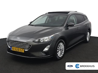 Ford Focus Wagon 1.0 EcoBoost Titanium X Automaat | Panoramadak | Trekhaak | Winterpack | Adaptive Cruise | CarPlay/Android Auto | Navigatie | Keyless | Camera