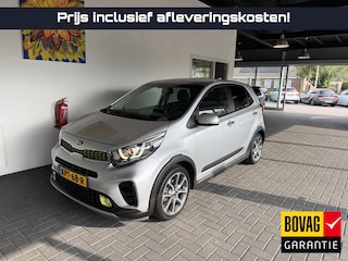Kia Picanto 1.2 X-Line / Sparkling Silver / Navi / Apple Car Play / Leder / electr. spiegels en ramen