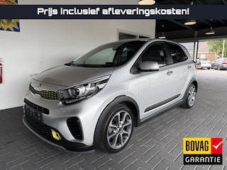 Kia Picanto 1.2 X-Line / Sparkling Silver / Navi / Apple Car Play / Leder / electr. spiegels en ramen