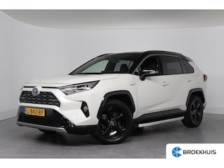 Toyota RAV4 2.5 Hybrid AWD Bi-Tone | Dealer Onderhouden! | Stoel/stuurverwarming | Navi | Clima | Camera | Cruise Adaptive | LED | Keyless | Lichtmetalen Velgen