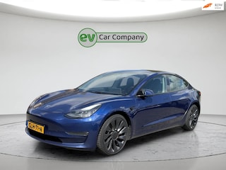 Tesla Model 3 Performance AWD 75 kWh | SOH ..% | Full self driving €7.500,- | Facelift | Warmtepomp | Autopilot | BTW | 2021