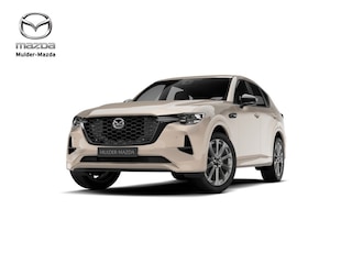 Mazda CX-60 e-Skyactiv PHEV Homura Business Edition - Zwart Nappa Leder | 12,3-inch TFT-kleurendisplay met bediening via centrale HMI Commander, touchscreen (voor Apple CarPlay / Android Auto™) of voice control | 12,3-inch digitale meterset | 20-inch lichtmetalen velgen, Black