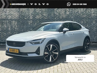 Polestar 2 Long Range Dual Motor Plus Pilot 78kWh | Panoramadak | 360 Graden Camera | Trekhaak | Lichtmetalen Velgen 20 inch | Harman Kardon Audio | Stoelverwarming voor en achter | Cruise Control Adaptief | BLIS | Navigatie | Apple Carplay | Android Auto