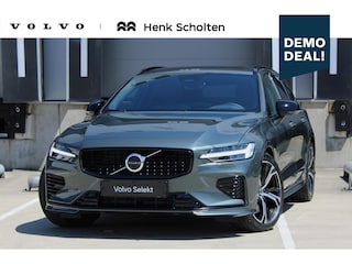 Volvo V60 T6 Plug-in hybrid AWD Ultra Dark | Beschikbaar vanaf 10-2026 | Exterieur Styling Kit |  Adaptieve Cruise Control met Pilot Assist | Premium audio by Harman Kardon | 360 graden camera | Elektrisch bedienbaar panoramisch schuif-/kanteldak | Stoelverwarming | Elektrische voorstoelen met geheugen | Stuurwielverwarming | Semi-elektrische trekhaak |