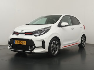 Kia Picanto 1.0 DPi GT-Line - Climate Control - Cruise Control - Navigatie - Apple Carplay / Android Auto - Lederen bekleding - Fabrieksgarantie tot 08-2028