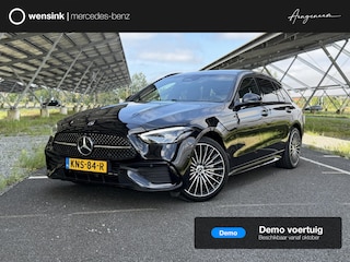 Mercedes-Benz C-klasse Estate 300e 140 Years Edition | Night | Panoramaschuifdak | Comfort-Pakket | Winterpakket | AMG-line | 360 Camera |