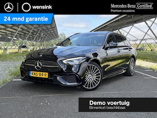 Mercedes-Benz C-klasse Estate 300e 140 Years Edition | Night | Panoramaschuifdak | Comfort-Pakket | Winterpakket | AMG-line | 360 Camera |