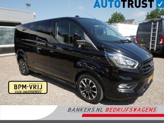 Ford Transit Custom 2.0 TDCI 185PK L2 Dubbel cabine Airco Sport 2 x Schuifdeur