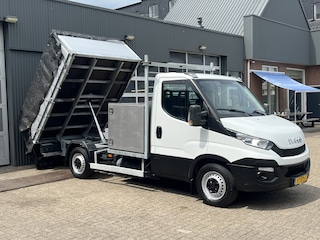 Iveco Daily 35S14N 3.0 345 Kipper Trekhaak 3500kg trekgewicht 3-Persoons Gereedschapskist Open laadbak Pick-up P-up Kieper Bakwagen Telefoonverbinding 1e eigenaar Euro 6 Bpm vrij !!!