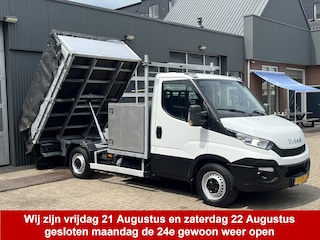 Iveco Daily 35S14N 3.0 345 Kipper Trekhaak 3500kg trekgewicht 3-Persoons Gereedschapskist Open laadbak Pick-up P-up Kieper Bakwagen Telefoonverbinding 1e eigenaar Euro 6 Bpm vrij !!!