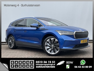 Skoda Enyaq iV 80 SOH 92.5% First Edition Leer Stoel/StuurVerw+Elektr Carplay Adapt.Cruise Sportline