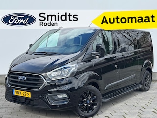 Ford Transit Custom 320 2.0 TDCI L2H1 Platinum Edition AUT DC  | Trekhaak | 100% dealer onderhouden | Leder | Treeplanken | Stoelverwarming | Dubbele Cabine