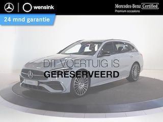 Mercedes-Benz C-klasse Estate 300e Business Solution AMG | Night | Panoramaschuifdak | Trekhaak | Sfeerverlichting | 19 LM velgen |
