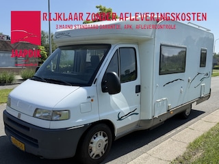 Fiat Camper FT620 AIRCO UNIT | TREKHAAK | FRANS BED | AIRCO | BLUETOOTH | DOUCHE | WC | KOELKAST + VRIESVAK  | KOOKPLAAT| 4. P | LUIFEL |