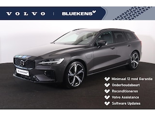 Volvo V60 T6 Recharge AWD Plus Dark - IntelliSafe Assist - Harman/Kardon audio - Adaptieve LED koplampen - Parkeercamera achter - Verwarmde voorstoelen, stuur & achterbank - Parkeersensoren voor & achter - Elektr. bedienb. voorstoelen met geheugen - Extra getint glas - 19' LMV