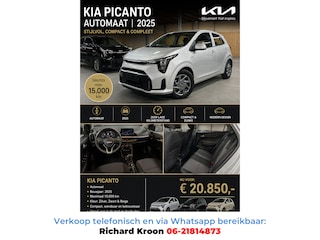 Kia Picanto 1.0 DPI DynamicPlusLine I 6x op komst I Automaat I Cruise Controle I Verwacht