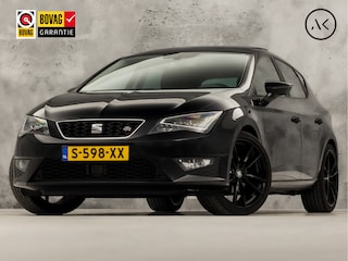 Seat Leon 1.4 TSI ACT FR Dynamic Sport 150Pk Automaat (PANORAMADAK, BLACK PACK, NAVIGATIE, LEDER/ALCANTARA, STOELVERWARMING, ADAPTIVE CRUISE, GETINT GLAS, LED KOPLAMPEN, NIEUWSTAAT)