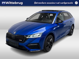 Skoda Octavia Combi 1.4 TSI RS iV PHEV Business / AUTOMAAT/ 245PK/ PANO/ PARK.SENSOR.V+A/ CAMERA/ SMARTLINK/ STOELVERWARM./ MASSAGE/ MEMORY SEAT/ ELEK.ACHTERKLEP/ KEYLESS/ DIGITAL DASH/ NAVI/ DAB/ CLIMA/ LED/ 18'' LMV