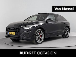 Audi Q8 60 TFSI e quattro Competition 462 PK | S-line | Automaat | Camera | Panoramadak | Bang & Olufsen Premium 3D | Cruise Control | Stoelverwarming | Virtual Cockpit | HD LED Matrix | Lichtmetalen velgen | Privacy glass |