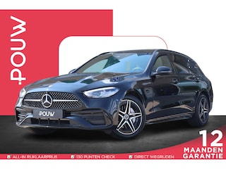 Mercedes-Benz C-klasse Estate 300e 313pk AMG Line | SoH 97% | Panoramadak | Trekhaak | Apple Carplay | Camera | Stoelverwarming