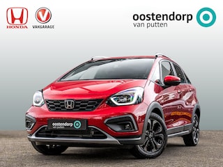 Honda Jazz 1.5 Full Hybrid Automaat Advance Crosstar | Premium Crystal Red | 8 jaar garantie | Nieuwe auto | Adaptieve cruise | Climate control | Carplay