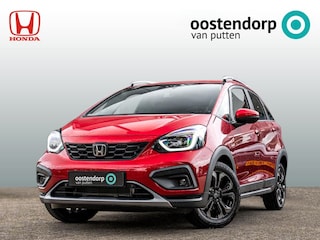 Honda Jazz 1.5 Full Hybrid Automaat Advance Crosstar | Premium Crystal Red | 8 jaar garantie | Nieuwe auto | Adaptieve cruise | Climate control | Carplay