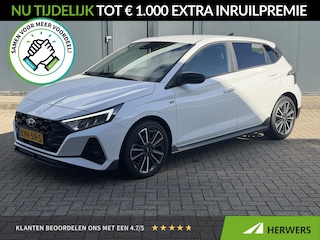 Hyundai i20 1.0 T-GDI N Line / Stuur- & Stoelverwarming / Achteruitrijcamera / Navigatie via Apple Carplay of Android Auto / Cruise control / Climate control / Lane assist /