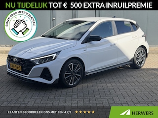 Hyundai i20 1.0 T-GDI N Line / Stuur- & Stoelverwarming / Achteruitrijcamera / Navigatie via Apple Carplay of Android Auto / Cruise control / Climate control / Lane assist /