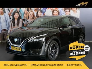 Nissan Qashqai 1.3 MHEV Xtronic Tekna *1.800KG Trekgewicht!* Panoramadak - Allseasons - Dakrails - Trekhaak! - Headup display