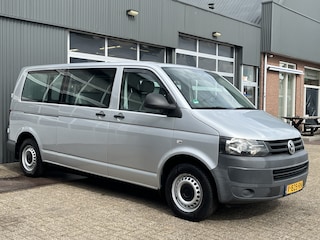 Volkswagen Transporter 2.0 TDI L2H1 DC BTW VRIJ!! Airco Cruise controle Trekhaak 2200kg trekgewicht 6-Persoons Telefoonverbinding Navigatiesysteem schuifdeur Euro 5