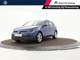 Volkswagen Polo 1.0 TSI 95pk DSG Style · Camera · Dodehoeksensor · Stoelverwarming · ACC · 17"Velgen · Parkeer assistent · Apple/Android Car Play ·