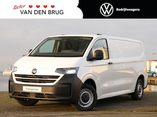 Volkswagen Transporter Bestelwagen L2 elektromotor 136pk | Airco | Cruise control | PDC + Camera | Navigatie via App Connect | Achterdeuren | Trekhaak |