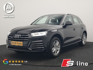 Audi Q5 55 TFSI e S Line PHEV 367pk Dealer O.H. | Voorstoelen Verwarmd | Apple Carplay | Keyless Entry | Drive Select | Cruise Control | DAB | 18"L.M | Navigatie | Plug In Hybrid |