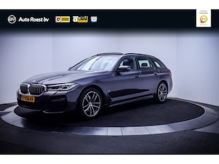 BMW 5-serie Touring 520iA M-SPORT High Executive PANO | LASER LED | LUXE LEDER | MEMORY | STOELKOELING+VERW | ELEK TREKHAAK | BLINDSPOT | CARPLAY | LMV