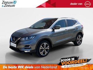 Nissan Qashqai 1.3 DIG-T N-Connecta | Apple Carplay & Android Auto | Cruise Control | Climate Control | Lichtmetalen velgen | Panorama dak | 360 camera | Parkeersensoren voor en achter |