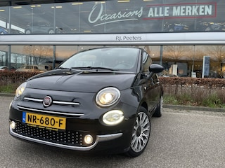 Fiat 500 0.9 TwinAir Turbo Lounge Panoramadak - Airco - parkeersensor achter - Navigatie - Cruise control - Bluetooth - Licht metalen velgen 15 inch - Radio - Stuur multifunctioneel - Start/stop systeem