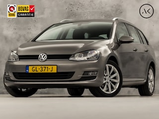 Volkswagen Golf Variant 1.4 TSI Highline Sport (NAVIGATIE, CLIMATE, CAMERA, LEDER, STOELVERWARMING, SPORTSTOELEN, TREKHAAK, MASSAGE, NIEUWE APK, NIEUWSTAAT)
