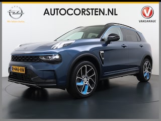 Lynk & Co 01 1.5T PHEV AUT-7 261pk Pano-Schuifdak Lmv 20" 360°Camera Apple Carplay Android Auto Adap.Cruise Navi Pdc Ecc Keyless Led Plug-In Hybrid Elek.Memory.Stoel File assistent Dodehoek detector Elektrisch bedienbare achterklep Rijstrooksensor Wifi Verkeersbord detectie Origineel Nederlandse Auto
