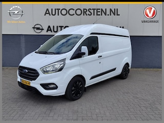 Ford Transit Custom Camper 2.0TDCI Euro 6 Trekhaak Airco Stoelverwarming Kachel Luifel Toilet Omvormer Pdc Schuifdeur Achterdeuren 1e Eigenaar Origineel Nederlandse Camper