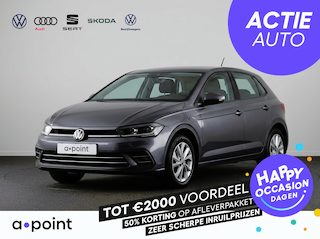 Volkswagen Polo 1.0 TSI Style 95 pk | Navigatie | Parkeersensoren | Achteruitrijcamera | Matrix LED koplampen | Adaptieve cruise control | Stoelverwarming | Keyless |
