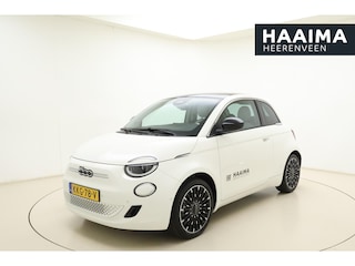 Fiat 500 Icon 42 kWh | DEMO | Apple Carplay/ Android Auto | Cruise control | Camera | Parkeersensoren | Stoelverwarming | Climate control | Glazen panoramadak |