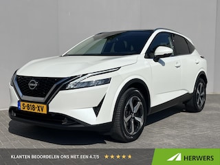 Nissan Qashqai 1.3 MHEV N-Connecta / Trekhaak (1.400KG) / Panoramadak / Airco / Apple Carplay&Android Auto / Full-Map Navigatie / Dode Hoek Detectie / 360 Camera /