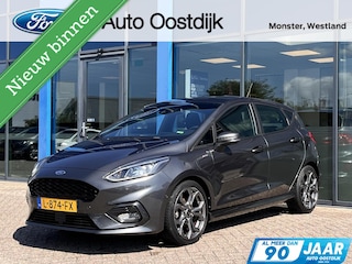 Ford Fiesta 1.0 EcoBoost Hybrid ST-Line 125PK Cruise Navi Parkeersensoren B&O Carplay Full-LED Privacy Glass *Sportief*