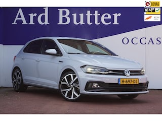 Volkswagen Polo 1.5 TSI 150PK Highline Busines R Line+Led+navigatie+Vitrual+camera+Leder+18"Lmv+Parkeer-Hulp+Parel-White= SUPER !!