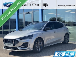 Ford Focus 1.0 EcoBoost Hybrid ST Line X 155PK Automaat Adaptieve Cruise Winterpack SYNC4 Camera Blind-Spot Parkeersensoren Climate Privacy Glass *Sportief*