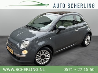 Fiat 500 TwinAir Turbo 80pk Lounge Panoramadak, NL-auto!