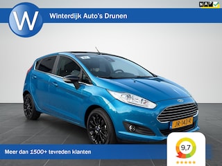Ford Fiesta 1.0 EcoBoost Candy Blue Edition, Airco, 5D, Nap