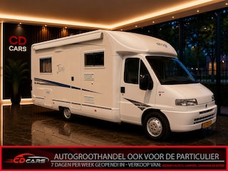 Fiat Ducato MAXI Elnagh 2 xVast bed, Toilet, Badkamer, Koelkast, Keuken, Camera, Luifel, Airco